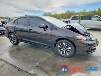 Czwarte zdjęcie samochodu z boku: 2013 HONDA CIVIC EXL VIN:2HGFB2F90DH535483 - miniatura