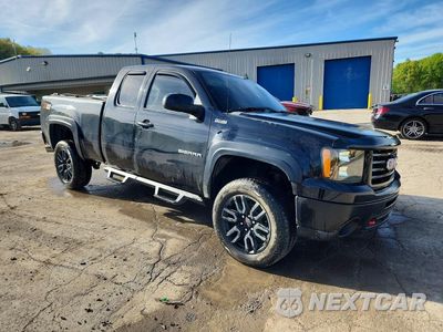 Czwarte zdjęcie samochodu z boku: 2012 GMC SIERRA K1500 SLT VIN:1GTR2WE78CZ201820 - miniatura