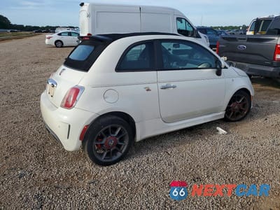 Trzecie zdjęcie samochodu z tyłu: 2013 FIAT 500 ABARTH VIN:3C3CFFJH2DT672254 - miniatura