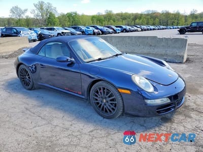 Czwarte zdjęcie samochodu z boku: 2007 PORSCHE 911 CARRERA S CABRIOLET VIN:WP0CB29977S775298 - miniatura