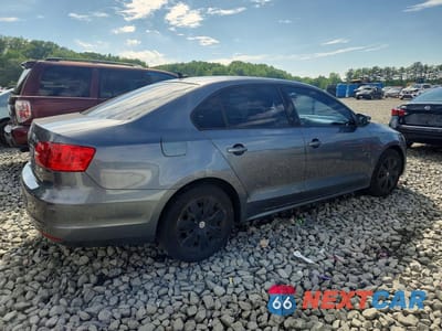 Trzecie zdjęcie samochodu z tyłu: 2014 VOLKSWAGEN JETTA SE VIN:3VWD17AJXEM364152 - miniatura