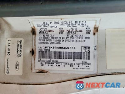 Zdjęcie 13 z 13 samochodu: 1992 FORD F150 VIN:1FTEX14N5NKB23446 - miniatura