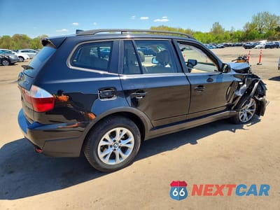 Trzecie zdjęcie samochodu z tyłu: 2009 BMW X3 XDRIVE30I VIN:WBXPC93429WJ30576 - miniatura
