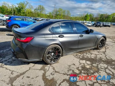 Trzecie zdjęcie samochodu z tyłu: 2023 BMW M3 COMPETITION VIN:WBS43AY05PFN90070 - miniatura