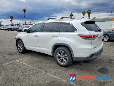 Drugie zdjęcie samochodu z przodu: 2015 TOYOTA HIGHLANDER XLE VIN:5TDKKRFH1FS090172 - miniatura