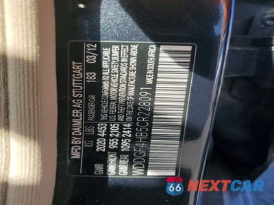 Zdjęcie 12 z 12 samochodu: 2012 MERCEDES-BENZ C 250 VIN:WDDGF4HB5CR228091 - miniatura