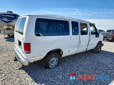 Trzecie zdjęcie samochodu z tyłu: 2006 FORD ECONOLINE E350 SUPER DUTY WAGON VIN:1FBNE31L06HA80979 - miniatura