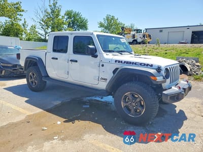 Czwarte zdjęcie samochodu z boku: 2023 JEEP GLADIATOR RUBICON VIN:1C6JJTBG3PL546515 - miniatura