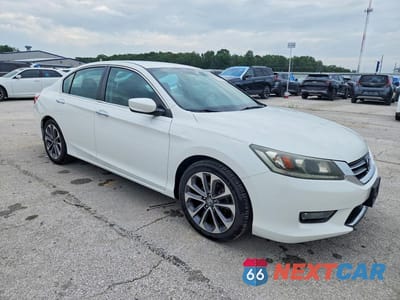 Czwarte zdjęcie samochodu z boku: 2014 HONDA ACCORD SPORT VIN:1HGCR2F53EA259912 - miniatura