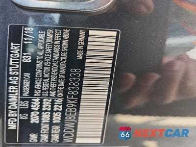 Zdjęcie 12 z 12 samochodu: 2019 MERCEDES-BENZ C 300 4MATIC VIN:WDDWJ8EB9KF838338 - miniatura