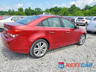 Trzecie zdjęcie samochodu z tyłu: 2012 CHEVROLET CRUZE LTZ VIN:1G1PH5SC5C7355780 - miniatura