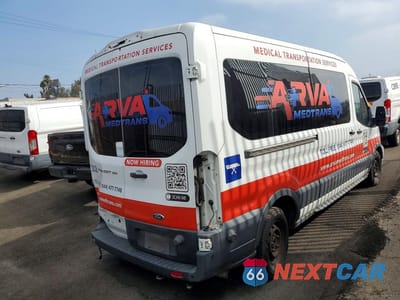 Trzecie zdjęcie samochodu z tyłu: 2020 FORD TRANSIT T-350 VIN:1FBAX2C83LKA43404 - miniatura