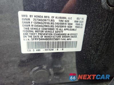 Zdjęcie 13 z 13 samochodu: 2016 ACURA MDX TECHNOLOGY VIN:5FRYD4H48GB025681 - miniatura