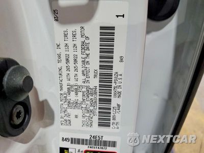 Zdjęcie 12 z 12 samochodu: 2025 TOYOTA TUNDRA CREWMAX CAPSTONE VIN:5TFVC5DB6SX100944 - miniatura