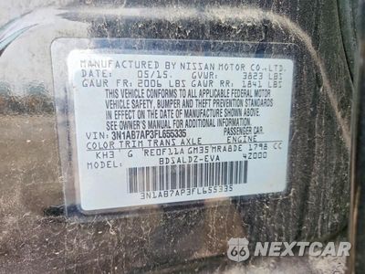 Zdjęcie 12 z 12 samochodu: 2015 NISSAN SENTRA SV VIN:3N1AB7AP3FL655335 - miniatura