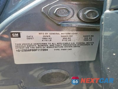 Zdjęcie 12 z 12 samochodu: 2008 CHEVROLET MALIBU LS VIN:1G1ZS58F88F117284 - miniatura