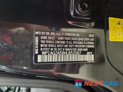 Zdjęcie 13 z 13 samochodu: 2017 PORSCHE MACAN GTS VIN:WP1AG2A58HLB52087 - miniatura