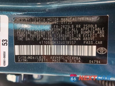 Zdjęcie 14 z 14 samochodu: 2025 TOYOTA CAMRY XSE VIN:4T1DBADKXSU018557 - miniatura