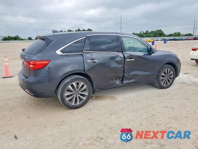 Trzecie zdjęcie samochodu z tyłu: 2016 ACURA MDX TECHNOLOGY VIN:5FRYD3H4XGB003904 - miniatura