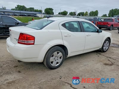 Trzecie zdjęcie samochodu z tyłu: 2010 DODGE AVENGER SXT VIN:1B3CC4FB4AN106526 - miniatura