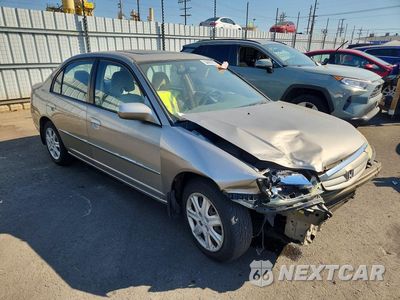 Czwarte zdjęcie samochodu z boku: 2003 HONDA CIVIC EX VIN:2HGES26783H616210 - miniatura