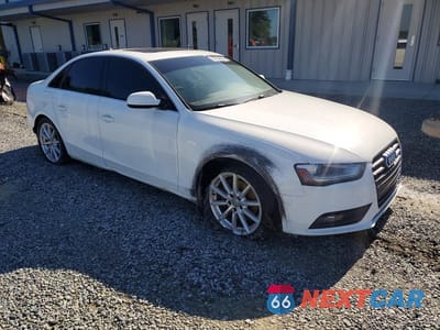 Czwarte zdjęcie samochodu z boku: 2013 AUDI A4 PREMIUM PLUS VIN:WAUFFAFL0DA062561 - miniatura