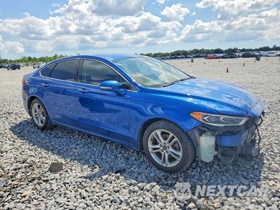 Czwarte zdjęcie samochodu z boku: 2018 FORD FUSION SE VIN:3FA6P0HD2JR149630 - miniatura