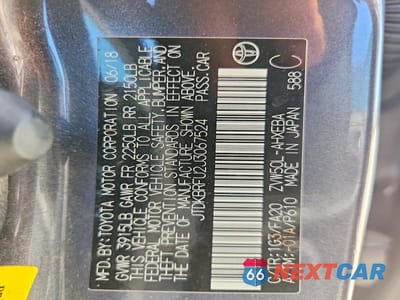 Zdjęcie 12 z 12 samochodu: 2018 TOYOTA PRIUS TWO VIN:JTDKBRFU2J3067524 - miniatura