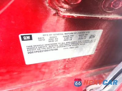 Zdjęcie 12 z 12 samochodu: 2013 CADILLAC XTS LUXURY COLLECTION VIN:2G61P5S31D9179796 - miniatura