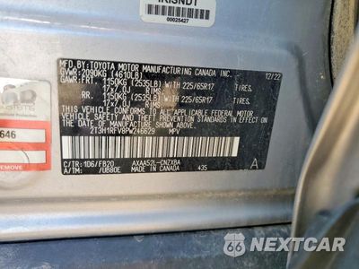 Zdjęcie 13 z 13 samochodu: 2023 TOYOTA RAV4 LE VIN:2T3H1RFV8PW246629 - miniatura