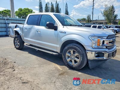 Czwarte zdjęcie samochodu z boku: 2018 FORD F150 SUPERCREW VIN:1FTEW1CP1JFB37904 - miniatura