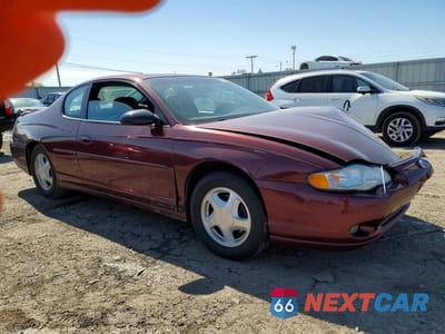 Czwarte zdjęcie samochodu z boku: 2000 CHEVROLET MONTE CARLO SS VIN:2G1WX12K8Y9351887 - miniatura