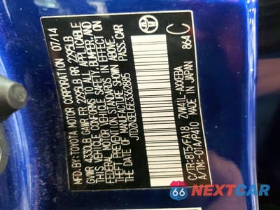Zdjęcie 14 z 14 samochodu: 2014 TOYOTA PRIUS V THREE VIN:JTDZN3EU5E3362885 - miniatura