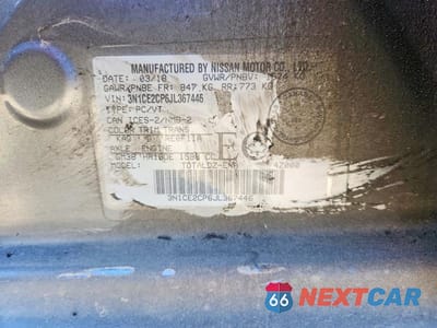 Zdjęcie 13 z 13 samochodu: 2018 NISSAN VERSA NOTE SV 5DR VIN:3N1CE2CP6JL367446 - miniatura