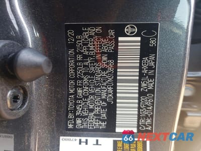 Zdjęcie 13 z 13 samochodu: 2021 TOYOTA PRIUS LE VIN:JTDKAMFU7M3138968 - miniatura