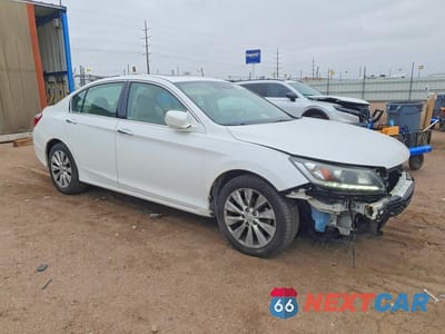 Czwarte zdjęcie samochodu z boku: 2015 HONDA ACCORD EXL VIN:1HGCR3F86FA023935 - miniatura