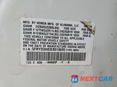Zdjęcie 13 z 13 samochodu: 2014 ACURA MDX ADVANCE VIN:5FRYD3H83EB018695 - miniatura