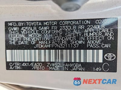 Zdjęcie 13 z 13 samochodu: 2022 TOYOTA PRIUS PRIME XLE VIN:JTDKAMFP7N3211137 - miniatura