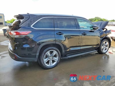 Trzecie zdjęcie samochodu z tyłu: 2015 TOYOTA HIGHLANDER LIMITED VIN:5TDYKRFH3FS075845 - miniatura