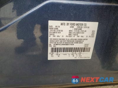 Zdjęcie 14 z 14 samochodu: 2019 FORD EDGE SEL VIN:2FMPK3J96KBB17439 - miniatura