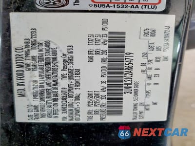 Zdjęcie 13 z 13 samochodu: 2010 LINCOLN MKZ VIN:3LNHL2JC2AR654719 - miniatura