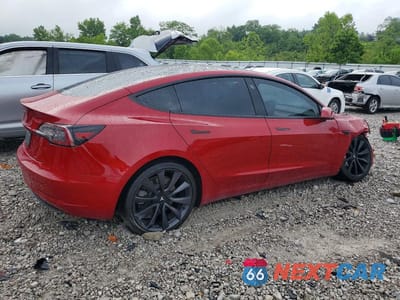 Trzecie zdjęcie samochodu z tyłu: 2019 TESLA MODEL 3 VIN:5YJ3E1EB6KF389794 - miniatura