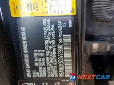 Zdjęcie 13 z 13 samochodu: 2013 BMW X1 XDRIVE35I VIN:WBAVM5C53DVV89582 - miniatura