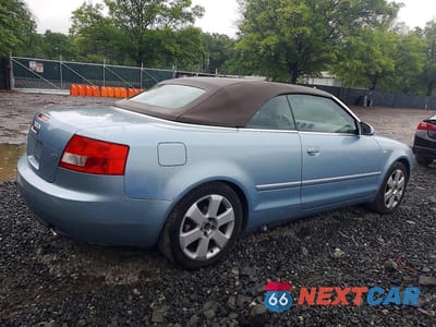 Trzecie zdjęcie samochodu z tyłu: 2004 AUDI A4 VIN:WAUDT48H74K019971 - miniatura