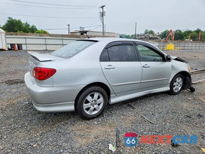 Trzecie zdjęcie samochodu z tyłu: 2004 TOYOTA COROLLA S VIN:1NXBR32EX4Z219731 - miniatura