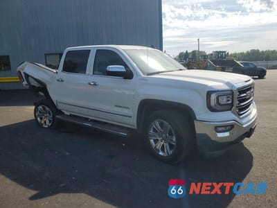 Czwarte zdjęcie samochodu z boku: 2018 GMC SIERRA K1500 SLT VIN:3GTU2NECXJG537581 - miniatura