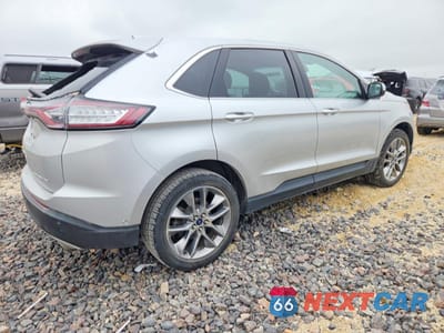 Trzecie zdjęcie samochodu z tyłu: 2015 FORD EDGE TITANIUM VIN:2FMPK3K88FBB38482 - miniatura
