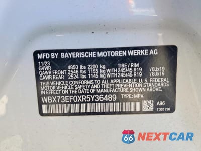 Zdjęcie 13 z 13 samochodu: 2024 BMW X1 XDRIVE28I VIN:WBX73EF0XR5Y36489 - miniatura