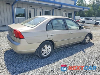 Trzecie zdjęcie samochodu z tyłu: 2003 HONDA CIVIC LX VIN:2HGES16543H612969 - miniatura
