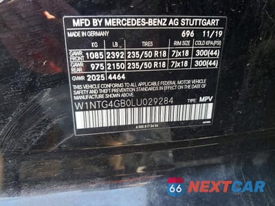 Zdjęcie 12 z 12 samochodu: 2020 MERCEDES-BENZ GLA 250 4MATIC VIN:W1NTG4GB0LU029284 - miniatura